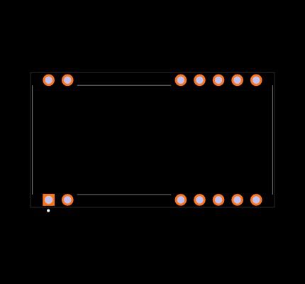 RV-0505S/P/R6.4 Footprint