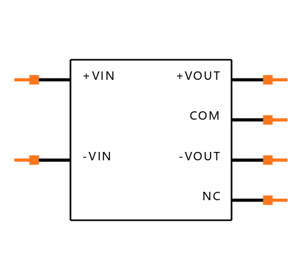 RW2-0505D/SMD Symbol