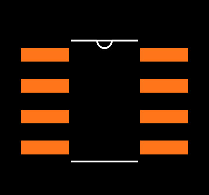X9C104SIZ Footprint