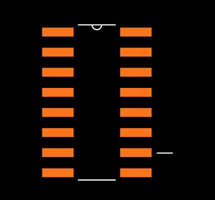 ICL3232IBNZ Footprint