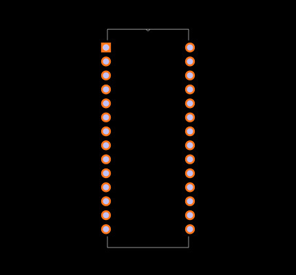 ICM7228CIPIZ Footprint