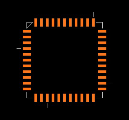 IS82C55AZ Footprint