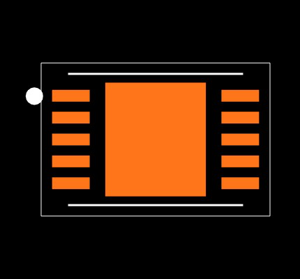 ISL97656IRTZ-TK Footprint