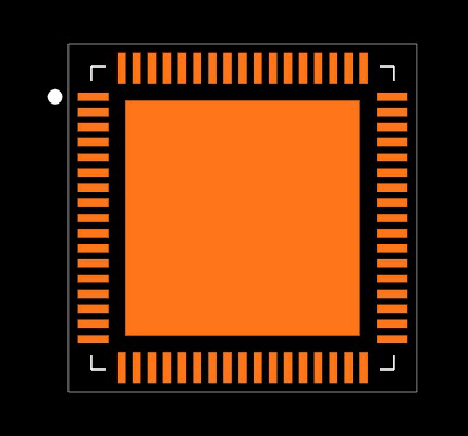 UPD720201K8-701-BAC-A Footprint