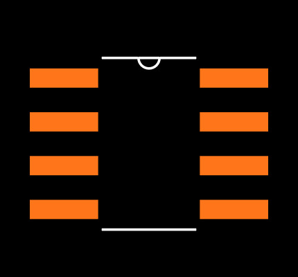 ICL7660SCBAZ Footprint