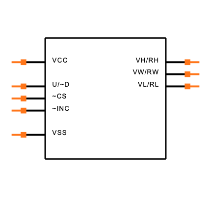 X9C102SIZ Symbol