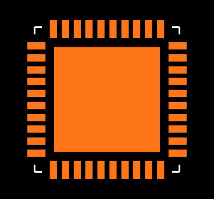 ADE7880ACPZ Footprint