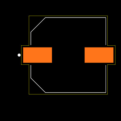 10TZV1000M10X10.5 Footprint