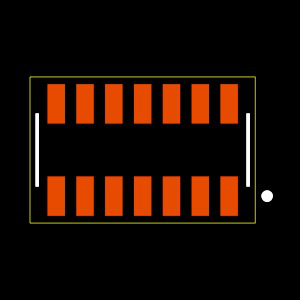 CLM-107-02-G-D-K-FR Footprint