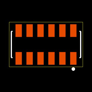 CLP-106-02-L-D-K-FR Footprint