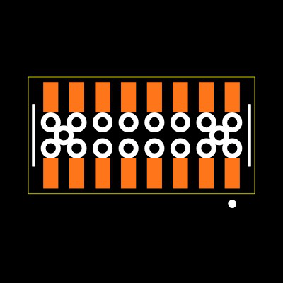 CLP-108-02-F-D-BE-A-P-FR Footprint