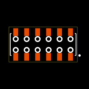 CLT-106-02-F-D-BE-P-FR Footprint
