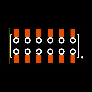 CLT-106-02-G-D-BE-K-FR Footprint