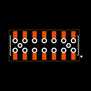 CLT-107-02-F-D-BE-P-FR Footprint