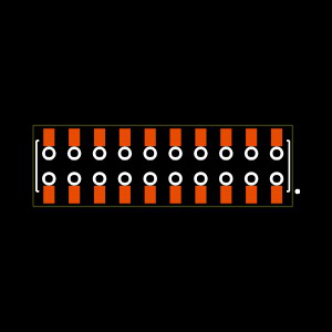 CLT-110-02-F-D-BE-P-FR Footprint
