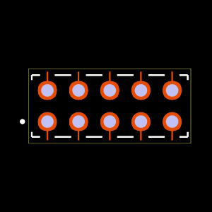 MTLW-105-10-G-D-640 Footprint
