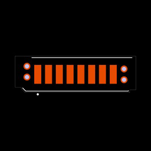 UMPS-08-07.5-G-V-S-W-FR Footprint