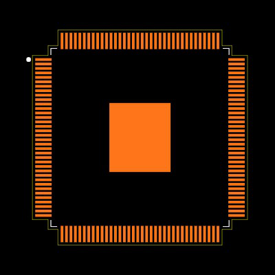 88E6390-A0-TLA2I000 Footprint