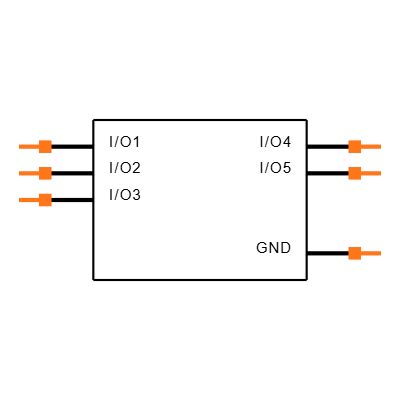 ESDALC6V1-5M6 Symbol