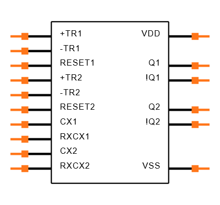 HCF4538M013TR Symbol