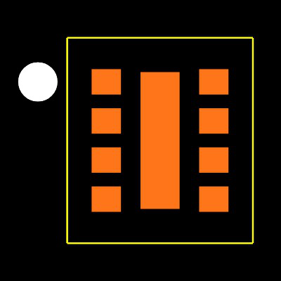 LD56100DPU33R Footprint