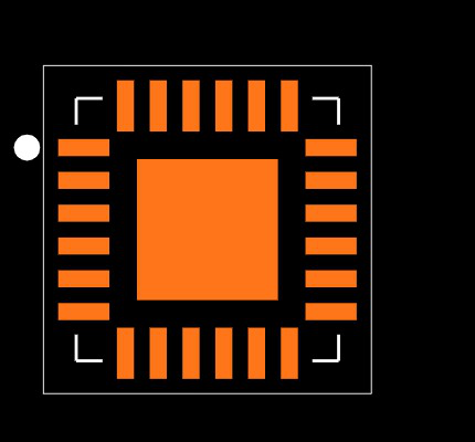 LED1642GWQTR Footprint