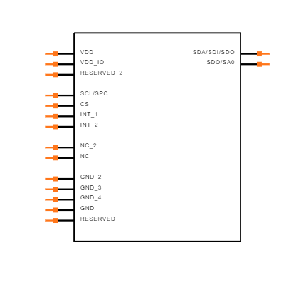 LIS331DL Symbol