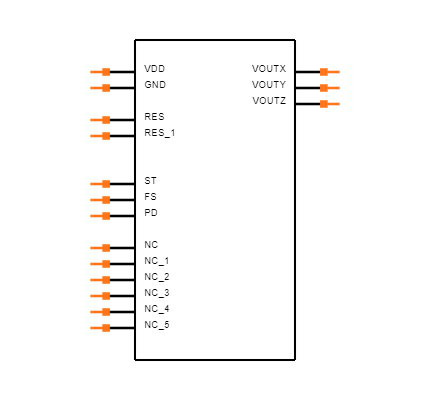LIS344AL Symbol
