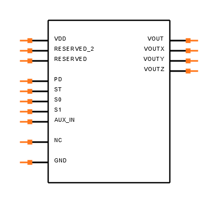 LIS352AX Symbol