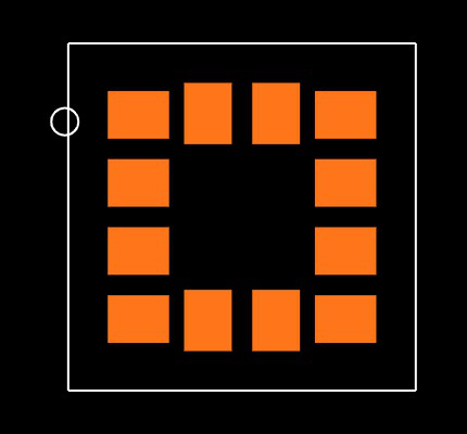 LSM303AHTR Footprint
