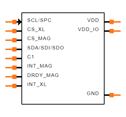 LSM303CTR Symbol