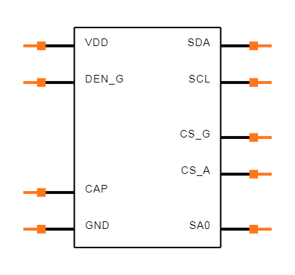 LSM330DL Symbol
