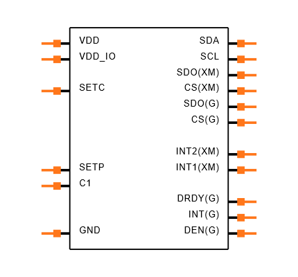 LSM9DS0 Symbol