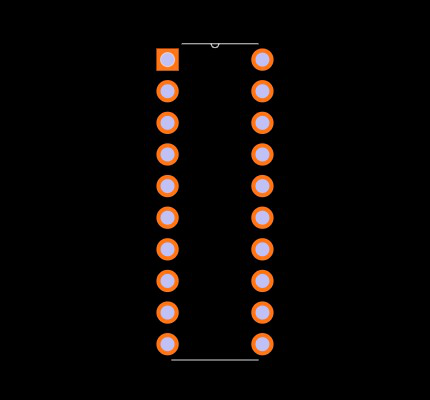M74HC573B1R Footprint