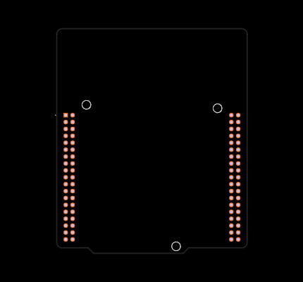 NUCLEO-F072RB Footprint