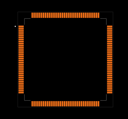 ST10F269Z2Q3 Footprint