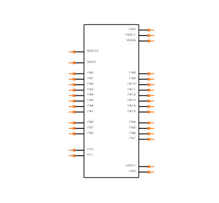 STM32F031K6T6 Symbol