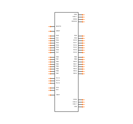 STM32F072C8U6 Symbol