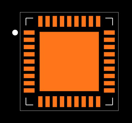 STM32F103T8U6TR Footprint