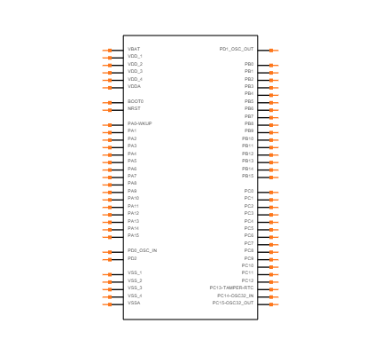 STM32F105RCT6 Symbol