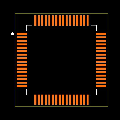 STM32F205RCT6 Footprint