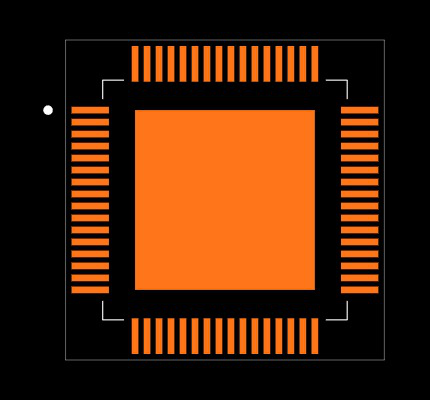 STM32F205RCT6TR Footprint