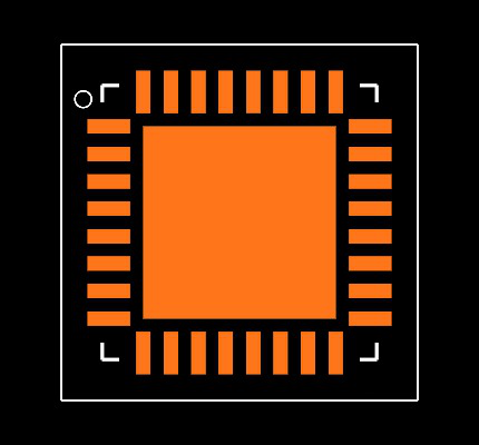 STM32F301K6U7 Footprint