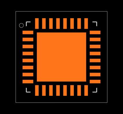 STM32F302K8U7 Footprint