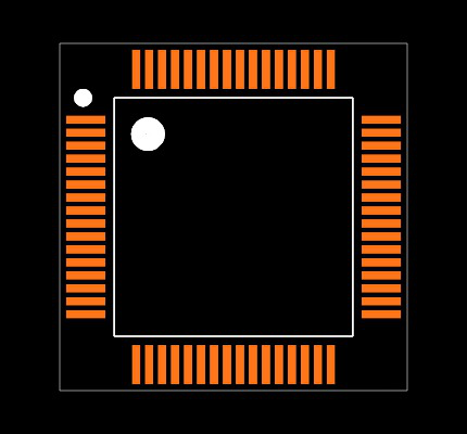 STM32F411RET7 Footprint