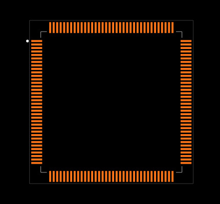 STM32F412ZET6 Footprint