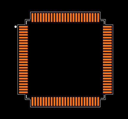 STM32F429VET6 Footprint