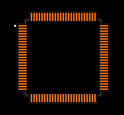 STM32F429VET6TR Footprint