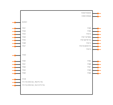 STM32G030K6T6 Symbol
