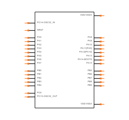 STM32G030K8T6 Symbol